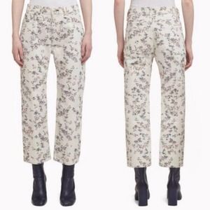 Rag & Bone micro floral wide leg high rise boyfriend Jeans size 25 new